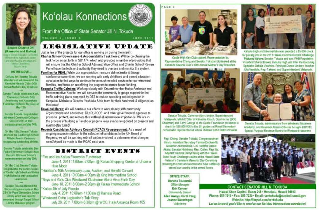 June 2011 Newsletter - Ko‘olau Konnections