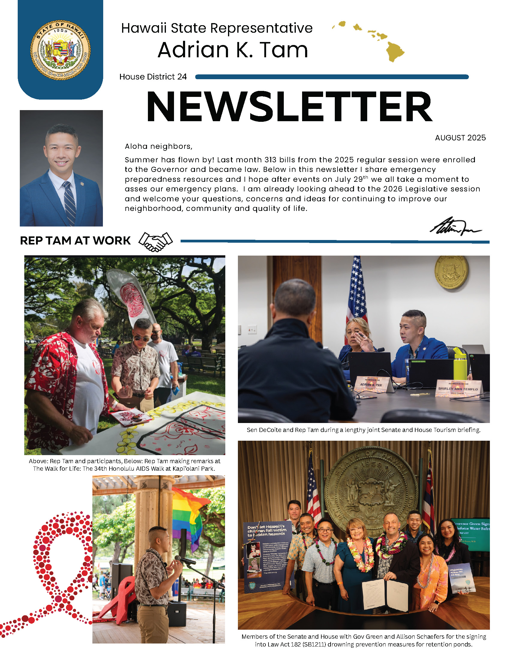 Page 1 of 3 2025 August newsletter