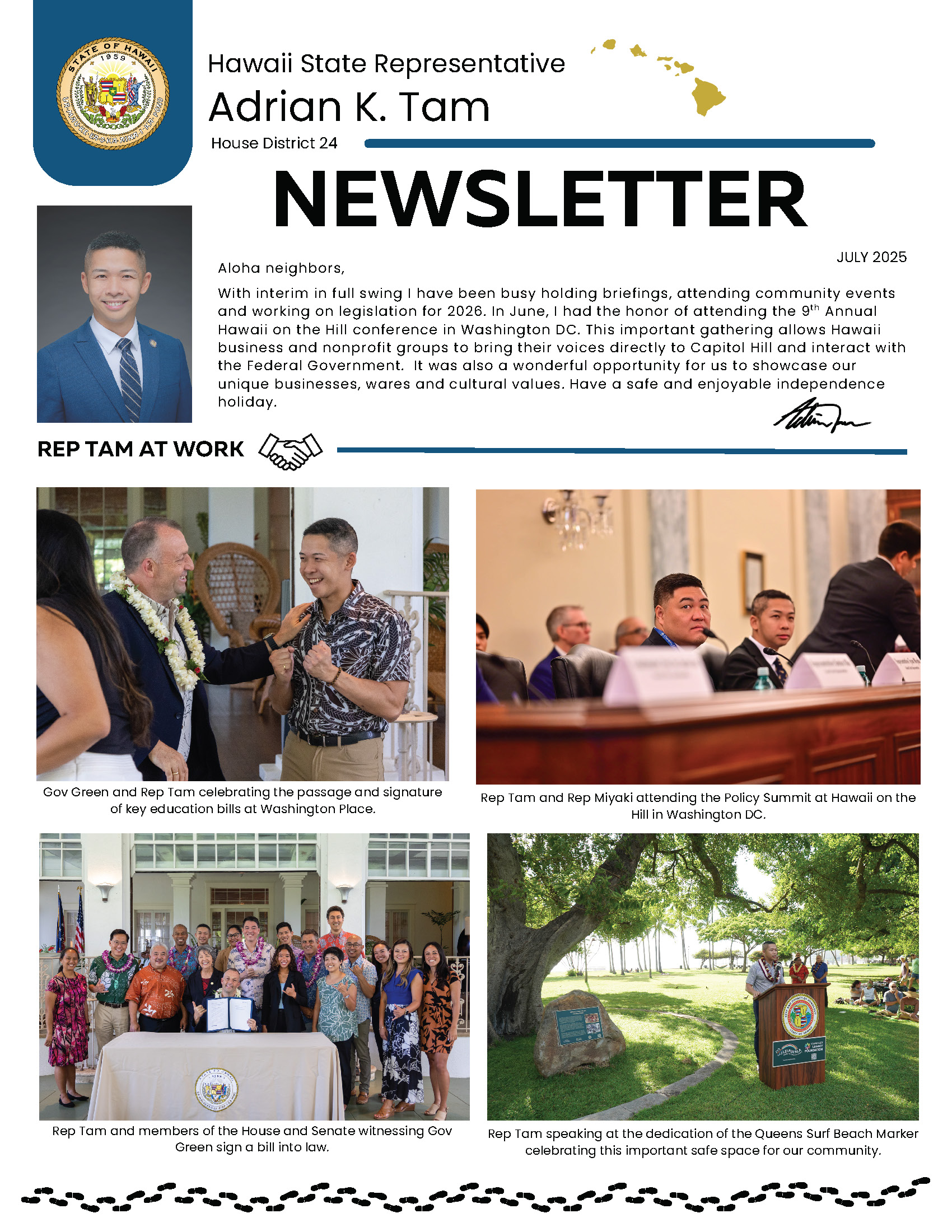 Page 1 of 2 2025 July newsletter