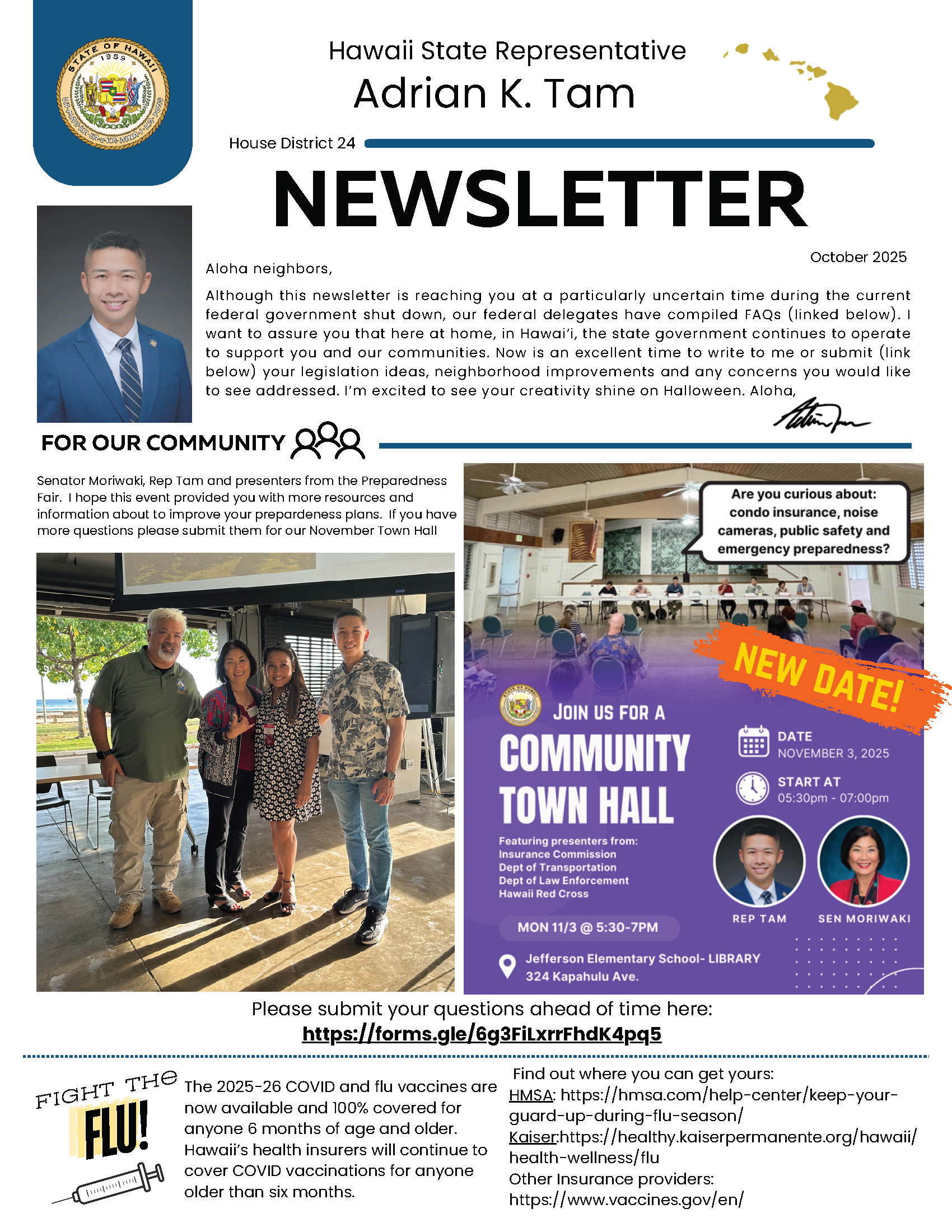 Page 1 of 2 2025 October newsletter