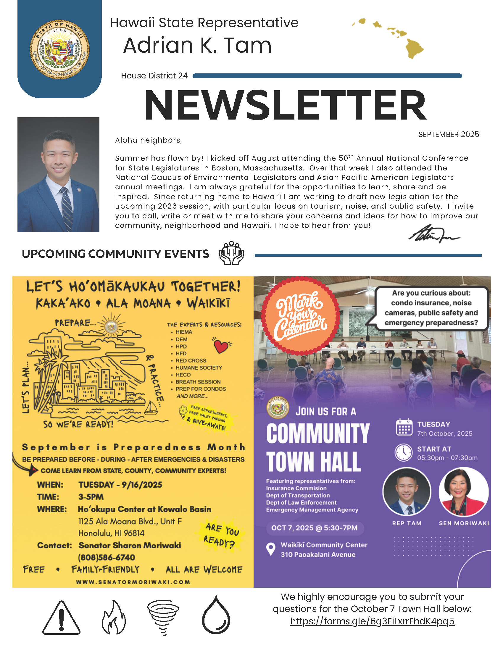 Page 1 of 3 2025 September newsletter